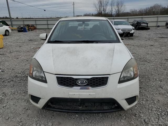 KNADH4A36A6650506 - 2010 KIA RIO LX WHITE photo 5