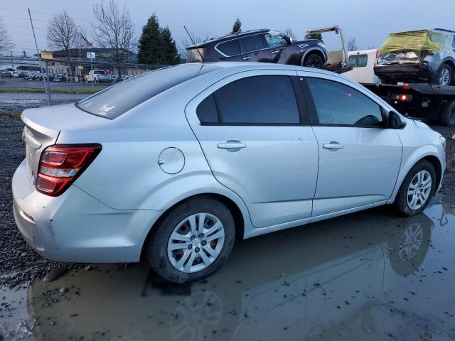 1G1JB5SH0J4110869 - 2018 CHEVROLET SONIC LS SILVER photo 3