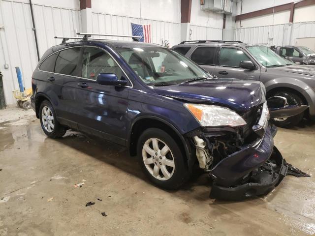 JHLRE48778C025749 - 2008 HONDA CR-V EXL BLUE photo 4