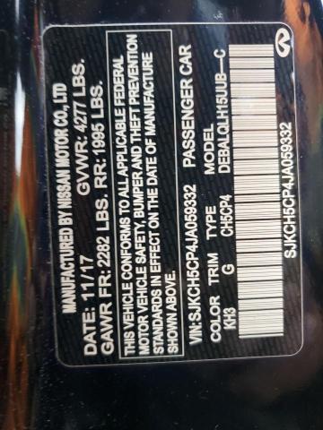 SJKCH5CP4JA059332 - 2018 INFINITI QX30 BASE BLACK photo 13