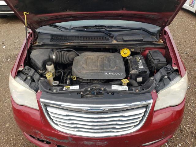 2C4RC1BG9FR637305 - 2015 CHRYSLER TOWN AND C TOURING RED photo 12