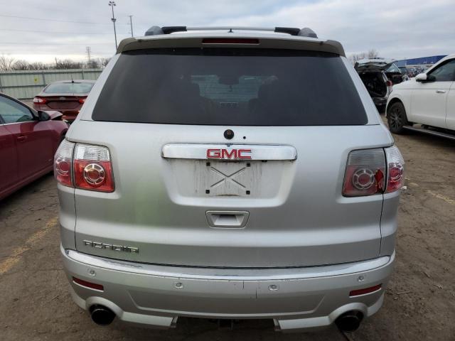 1GKKRTED5CJ287656 - 2012 GMC ACADIA DENALI SILVER photo 6