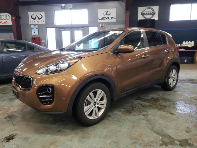 KNDPMCAC5H7104404 - 2017 KIA SPORTAGE L BROWN photo 1