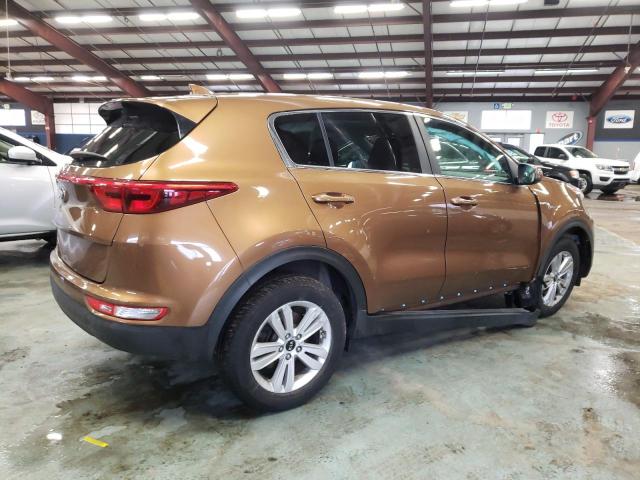 KNDPMCAC5H7104404 - 2017 KIA SPORTAGE L BROWN photo 3