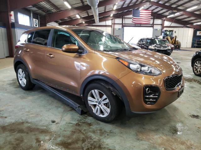 KNDPMCAC5H7104404 - 2017 KIA SPORTAGE L BROWN photo 4