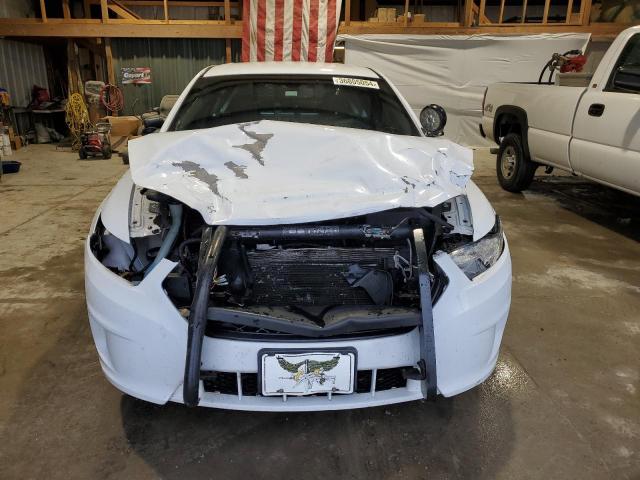 1FAHP2MK3EG166362 - 2014 FORD TAURUS POLICE INTERCEPTOR WHITE photo 5