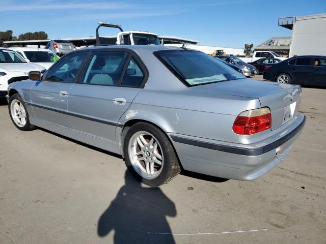 WBAGH83431DP31498 - 2001 BMW 740 IL SILVER photo 2