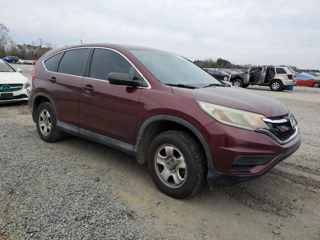 2HKRM4H33FH628874 - 2015 HONDA CR-V LX BURGUNDY photo 4