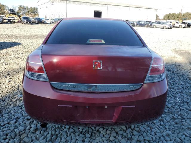 1G8ZS57N28F141817 - 2008 SATURN AURA XE RED photo 6