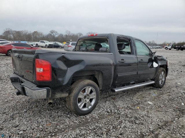 3GCPCSE06CG287113 - 2012 CHEVROLET SILVERADO C1500 LT BLACK photo 3