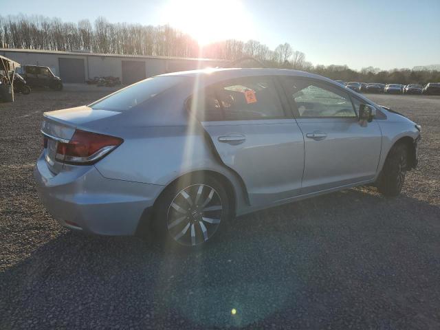 2HGFB2F90FH533025 - 2015 HONDA CIVIC EXL ვერცხლისფერი ფოტო 3