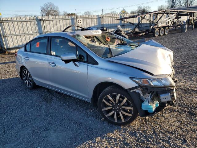 2HGFB2F90FH533025 - 2015 HONDA CIVIC EXL SILVER photo 4