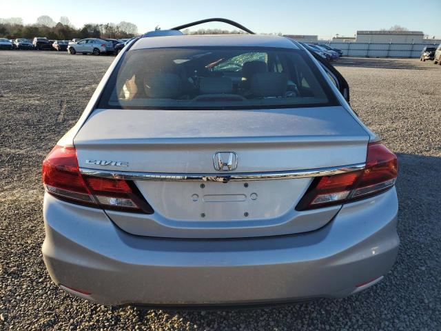 2HGFB2F90FH533025 - 2015 HONDA CIVIC EXL ვერცხლისფერი ფოტო 6