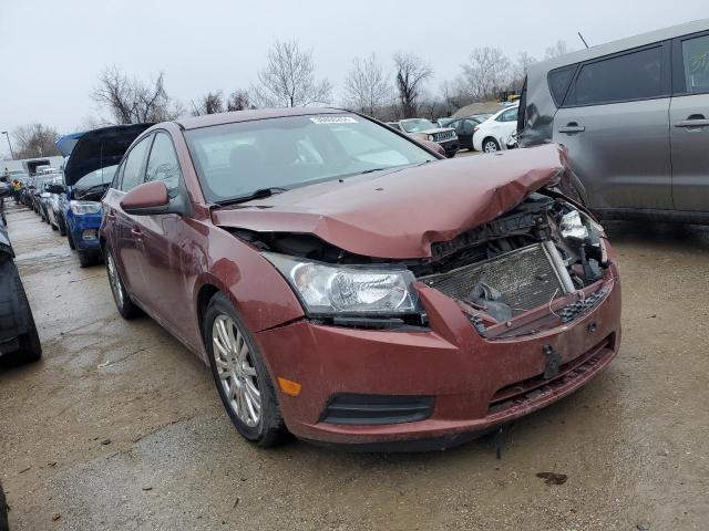 1G1PJ5SC8C7205490 - 2012 CHEVROLET CRUZE ECO BURGUNDY photo 4