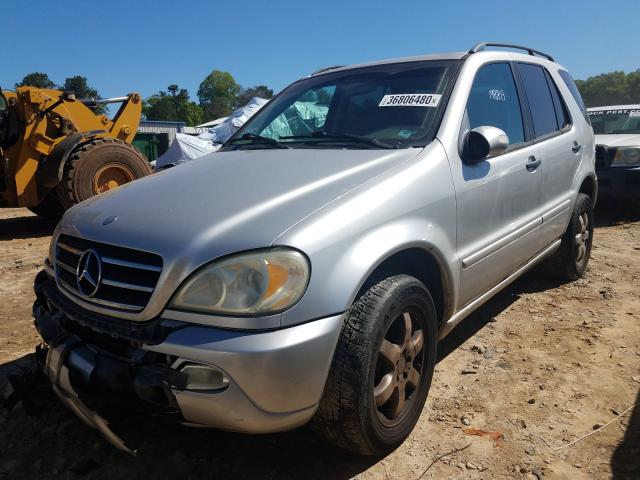 4JGAB75EX2A350675 - 2002 MERCEDES-BENZ ML 500  photo 2