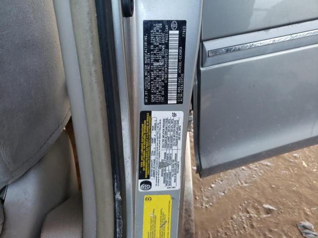 4T1BE30K55U957622 - 2005 TOYOTA CAMRY LE SILVER photo 12