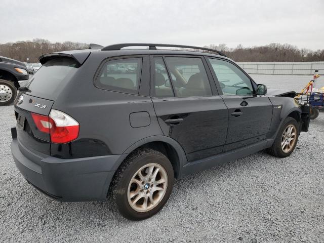 WBXPA73474WB22883 - 2004 BMW X3 2.5I BLACK photo 3