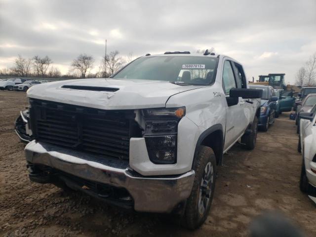 1GC4YNEY1NF131187 - 2022 CHEVROLET SILVERADO K2500 HEAVY DUTY LT WHITE photo 1