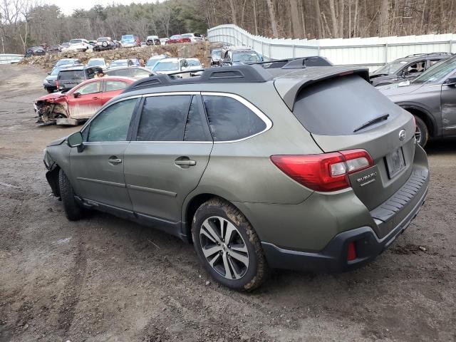 4S4BSANC7J3292415 - 2018 SUBARU OUTBACK 2.5I LIMITED GREEN photo 2