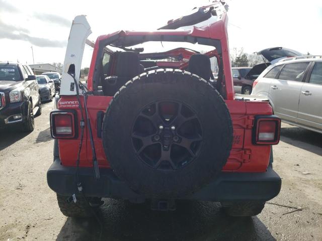 1C4HJXDG7MW552310 - 2021 JEEP WRANGLER U SPORT წითელი ფოტო 6