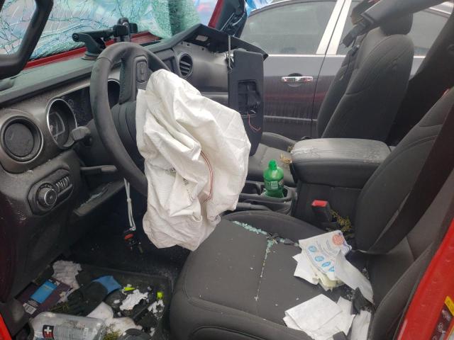 1C4HJXDG7MW552310 - 2021 JEEP WRANGLER U SPORT წითელი ფოტო 7