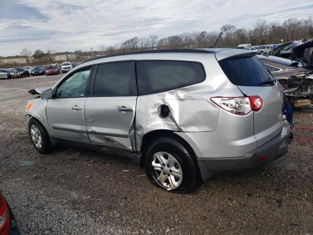 1GNKREED7CJ422148 - 2012 CHEVROLET TRAVERSE LS SILVER photo 2