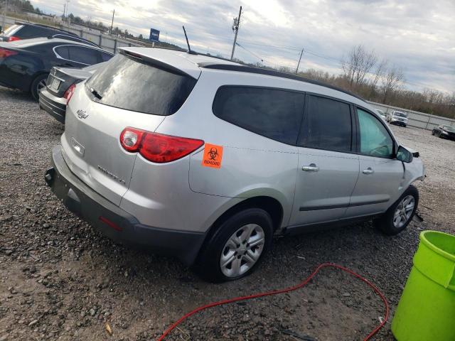 1GNKREED7CJ422148 - 2012 CHEVROLET TRAVERSE LS SILVER photo 3