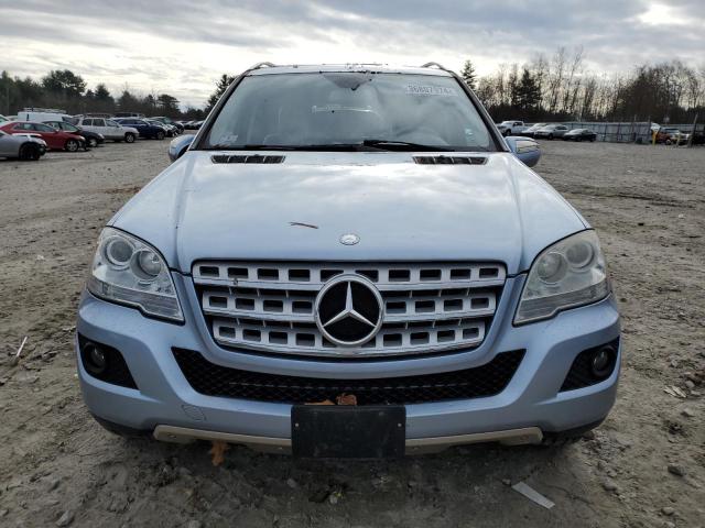 4JGBB8GB4AA533582 - 2010 MERCEDES-BENZ ML 350 4MATIC BLUE photo 5