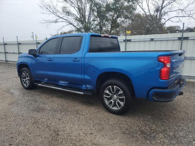 1GCUDEED2NZ638672 - 2022 CHEVROLET SILVERADO K1500 RST BLUE photo 2