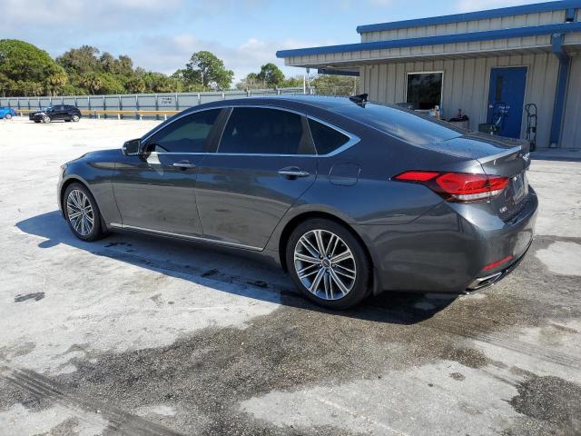 KMHGN4JE5JU279985 - 2018 GENESIS G80 BASE GRAY photo 2