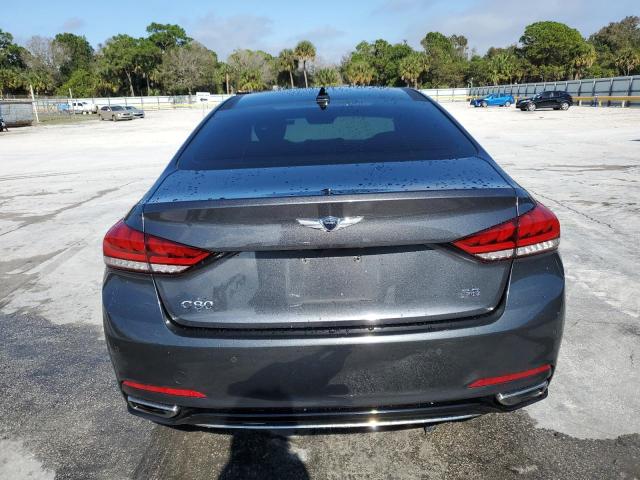 KMHGN4JE5JU279985 - 2018 GENESIS G80 BASE GRAY photo 6