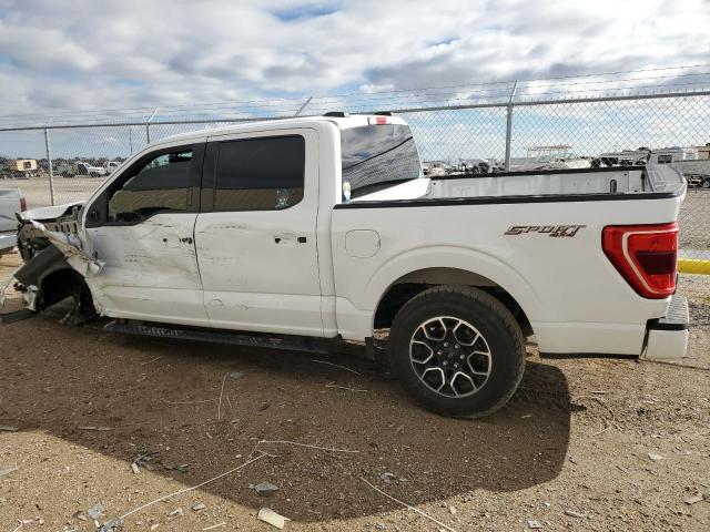 1FTFW1E53MFC94466 - 2021 FORD F150 SUPERCREW WHITE photo 2