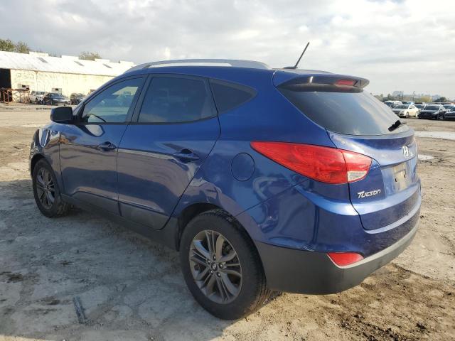 KM8JU3AGXEU823942 - 2014 HYUNDAI TUCSON GLS BLUE photo 2