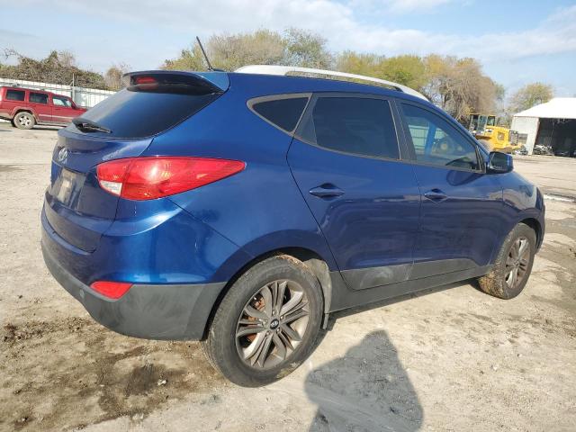 KM8JU3AGXEU823942 - 2014 HYUNDAI TUCSON GLS BLUE photo 3