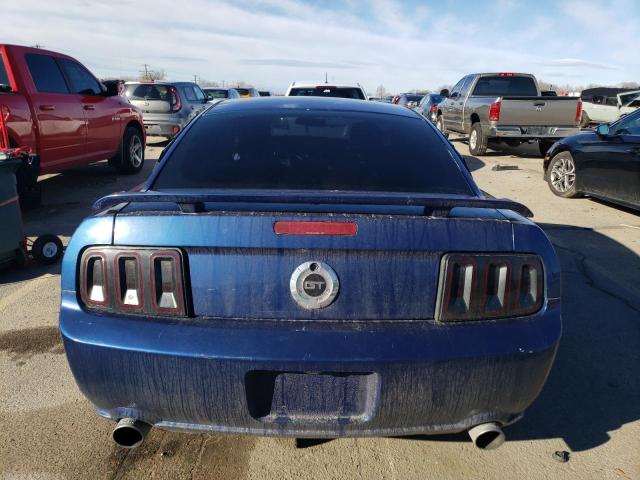 1ZVHT82H185117674 - 2008 FORD MUSTANG GT BLUE photo 6