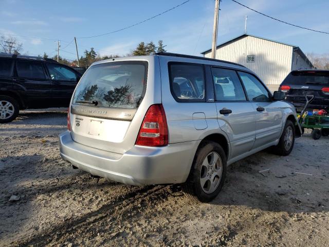 JF1SG65614G703436 - 2004 SUBARU FORESTER 2.5XS ვერცხლისფერი ფოტო 3