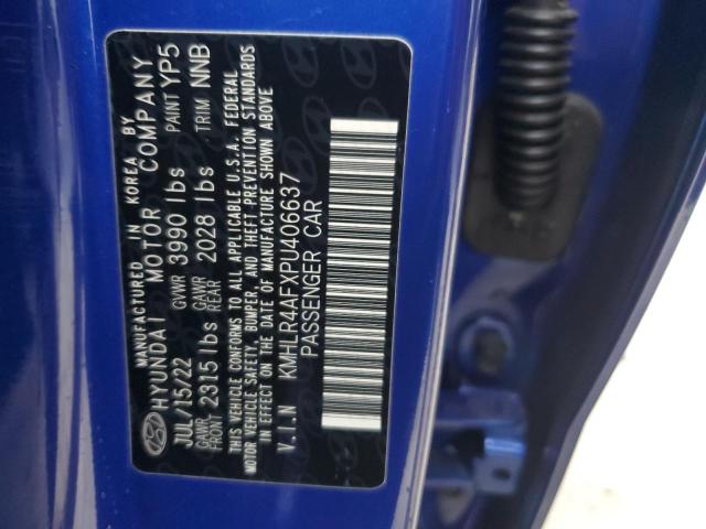 KMHLR4AFXPU406637 - 2023 HYUNDAI ELANTRA N LINE BLUE photo 12