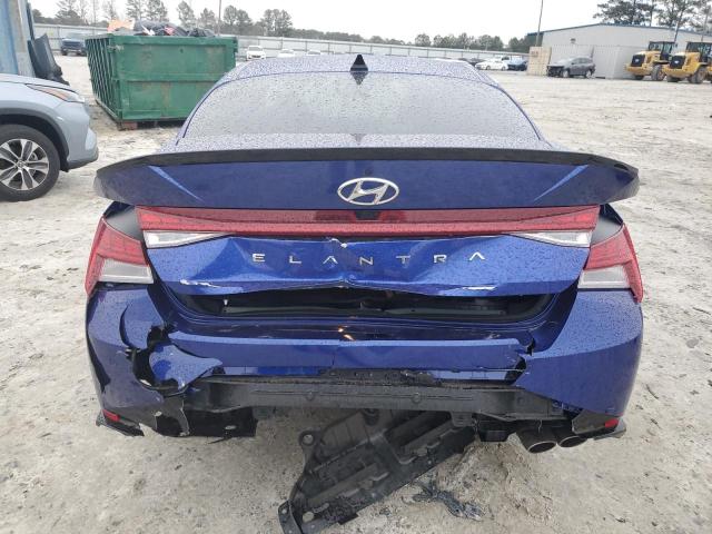 KMHLR4AFXPU406637 - 2023 HYUNDAI ELANTRA N LINE BLUE photo 6