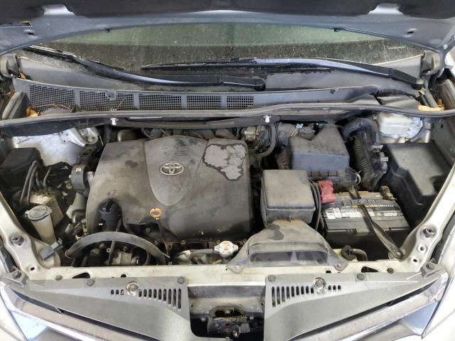 5TDYZ3DC3KS971962 - 2019 TOYOTA SIENNA XLE GRAY photo 12