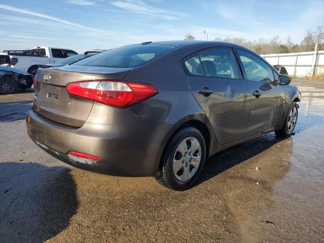 KNAFK4A63E5062160 - 2014 KIA FORTE LX CHARCOAL photo 3