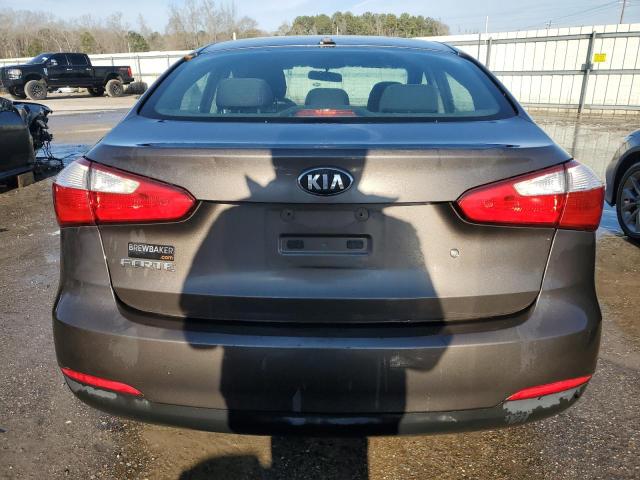 KNAFK4A63E5062160 - 2014 KIA FORTE LX CHARCOAL photo 6