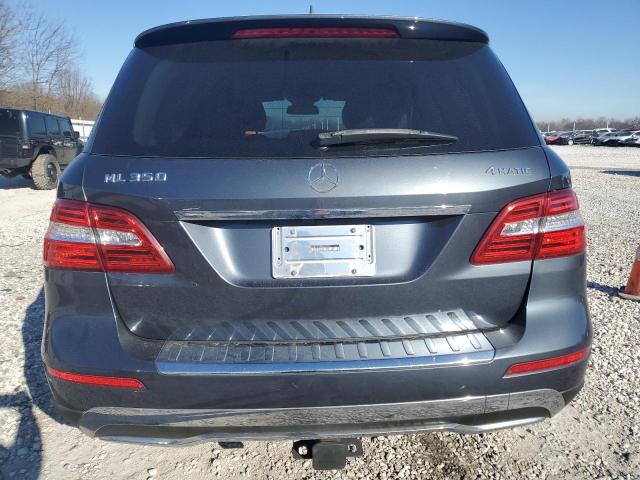 4JGDA5HB8DA249224 - 2013 MERCEDES-BENZ ML 350 4MATIC GRAY photo 6