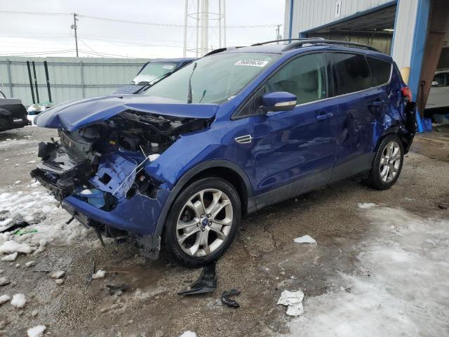 1FMCU0HX0DUB56343 - 2013 FORD ESCAPE SEL BLUE photo 1