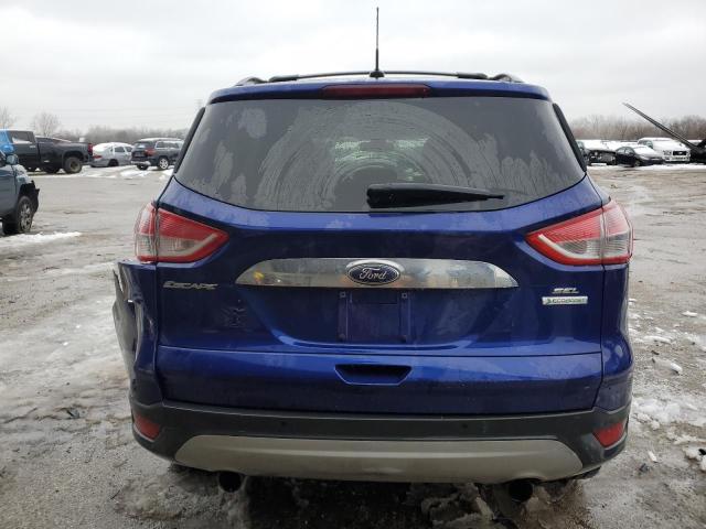 1FMCU0HX0DUB56343 - 2013 FORD ESCAPE SEL BLUE photo 6