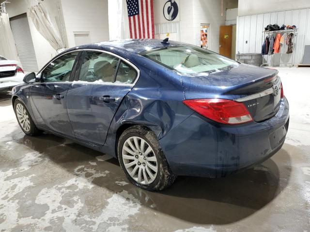 W04GN5EC1B1094588 - 2011 BUICK REGAL CXL BLUE photo 2