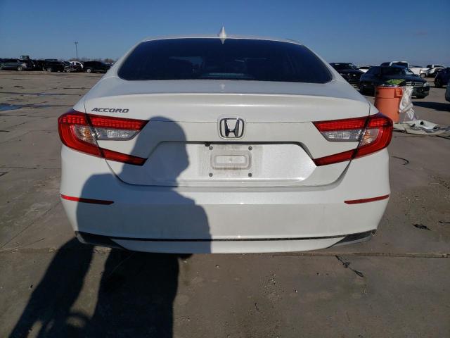 1HGCV1F15KA157607 - 2019 HONDA ACCORD LX WHITE photo 6