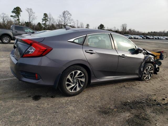 2HGFC2F83HH501967 - 2017 HONDA CIVIC EX GRAY photo 3