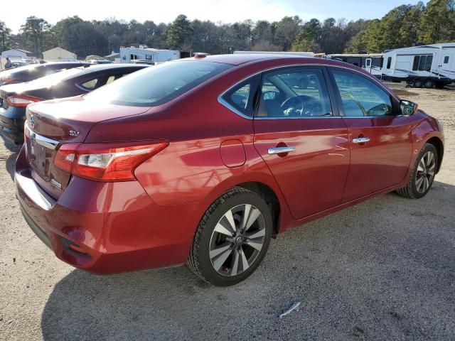 3N1AB7AP9KY255017 - 2019 NISSAN SENTRA S RED photo 3