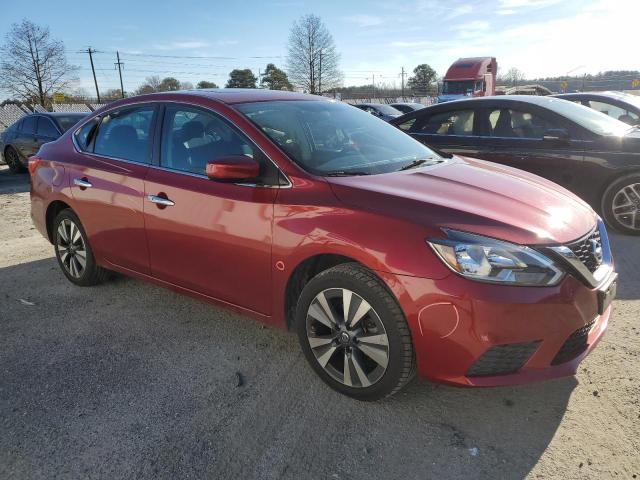 3N1AB7AP9KY255017 - 2019 NISSAN SENTRA S RED photo 4