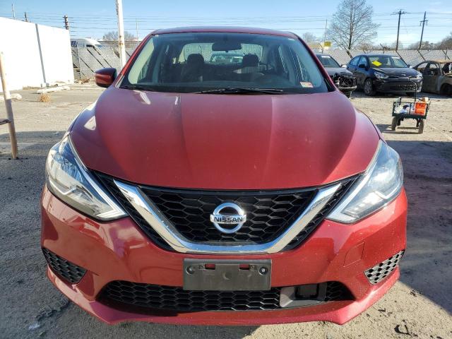 3N1AB7AP9KY255017 - 2019 NISSAN SENTRA S RED photo 5